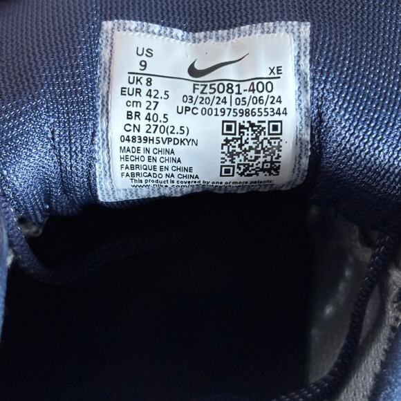 Nike Air Zoom Pegasus 41 Dallas Cowboys Navy White Men’s Size 9 New main image 4
